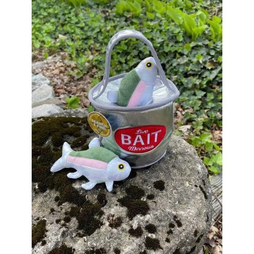 Tall Tails Bait Bucket Squeaky Hide & Seek Toy - 9"