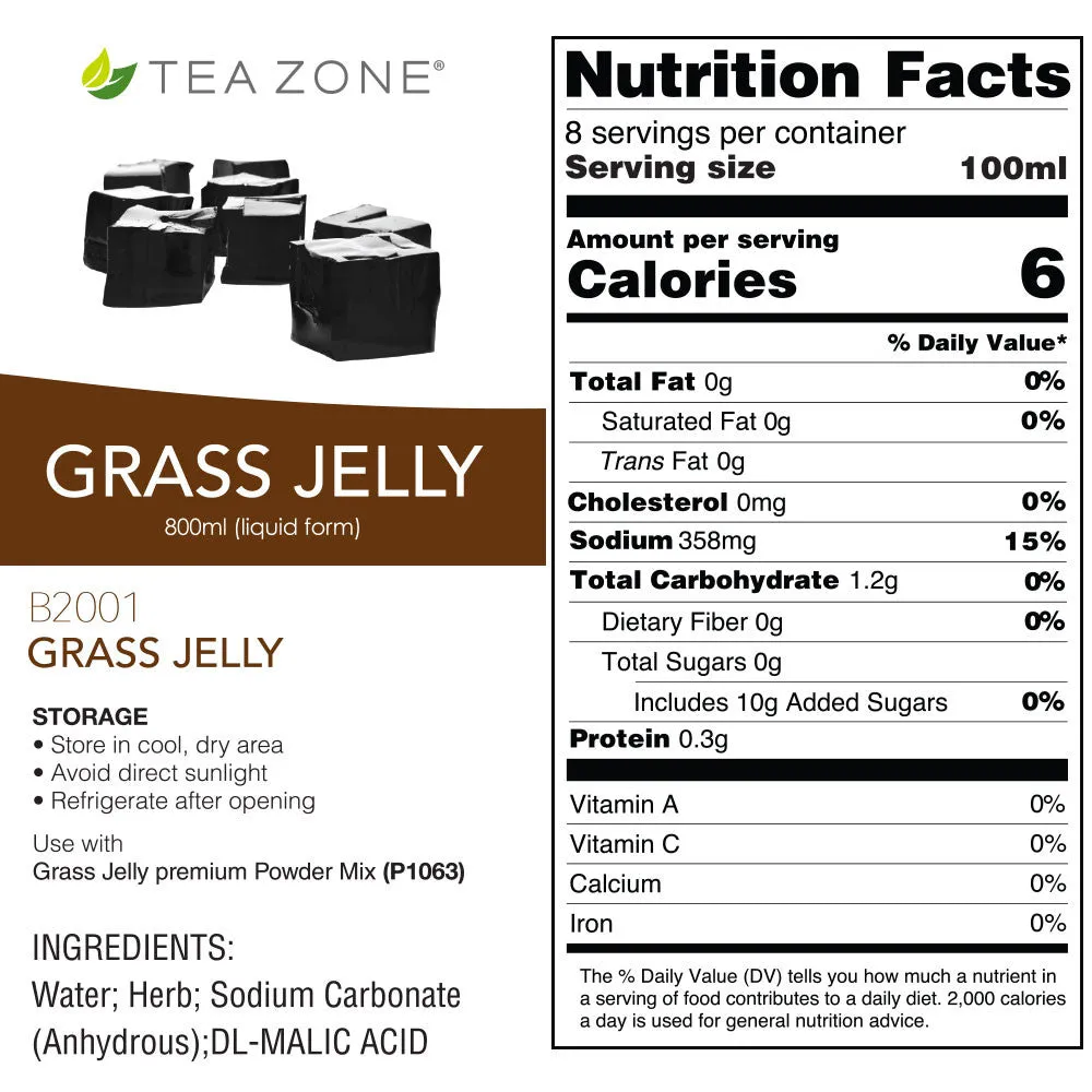 Tea Zone Grass Jelly - Liquid Form (27oz)