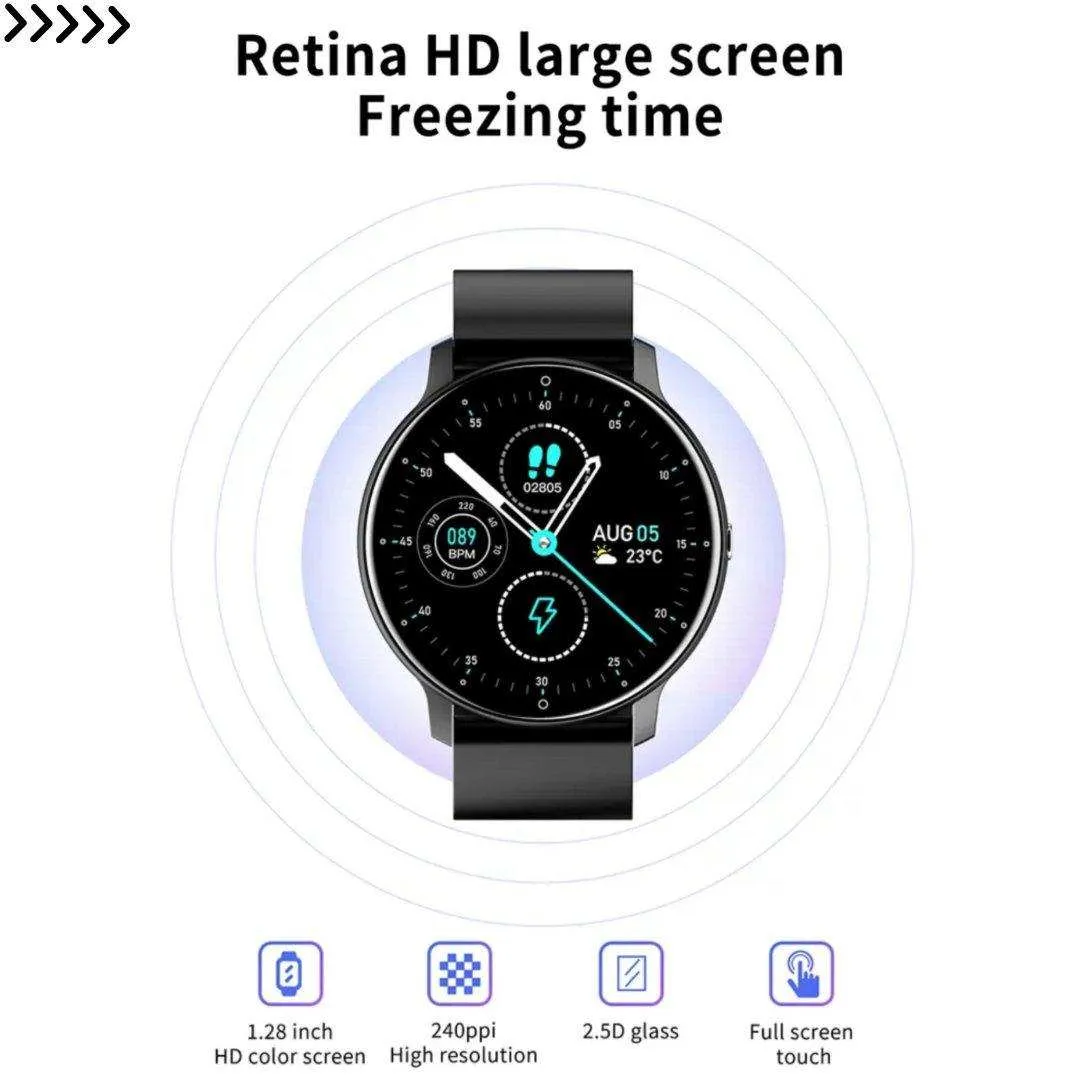 TUTT C9 Men Women Fashion 1.28” Screen Smartwatch BT Calling IP67 Waterproof Oxygen Level Heart Rate Sleep Monitoring Multi Sport Activity Tracking