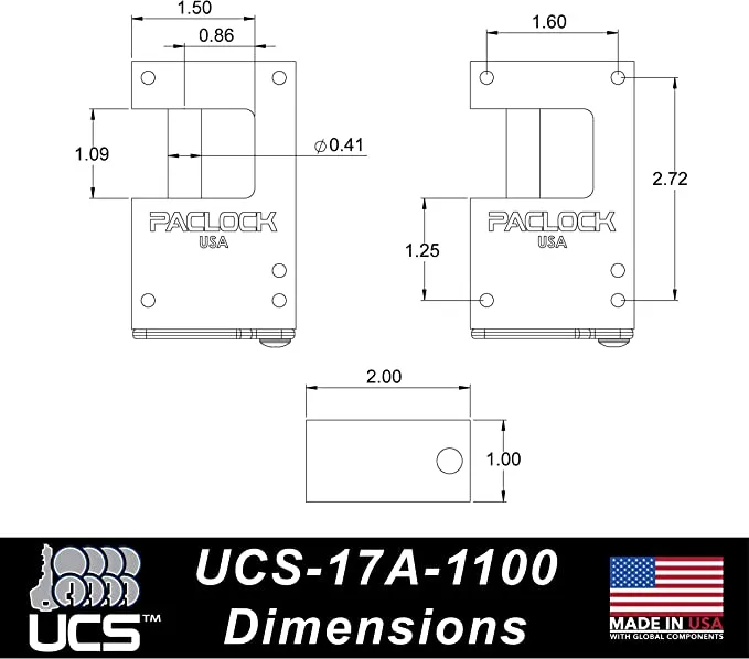 UCS-17A TRAILER LOCK