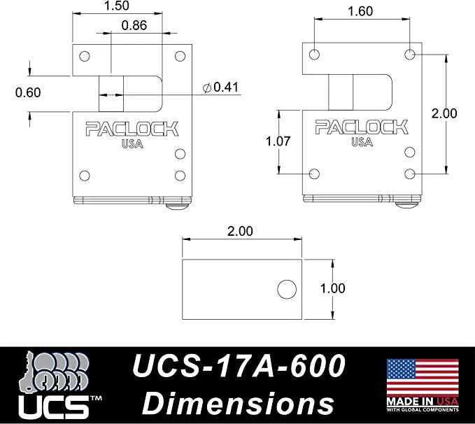 UCS-17A TRAILER LOCK