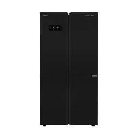 Voltas Beko  RSB64GF  626 L Side by Side Refrigerator (Black Glass) 4 Door Convertible Refrigerator