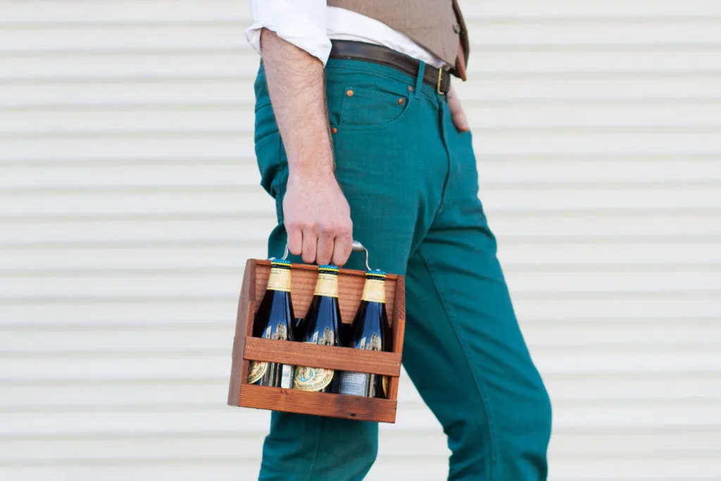 Wood Thumb -  Wooden Six Pack Bottle Holder