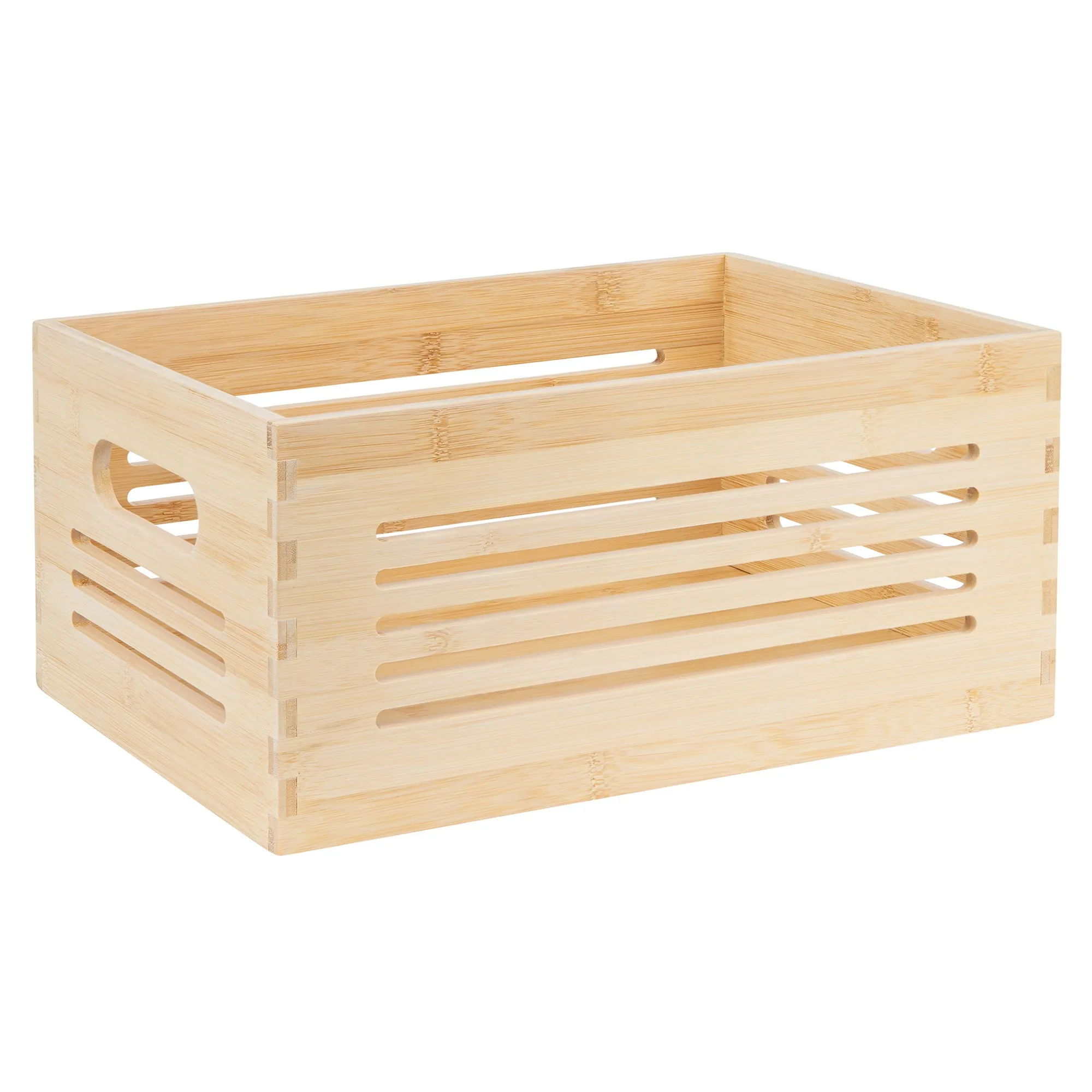 Wooden Storage Bin  - Natural Small (Wholesale)