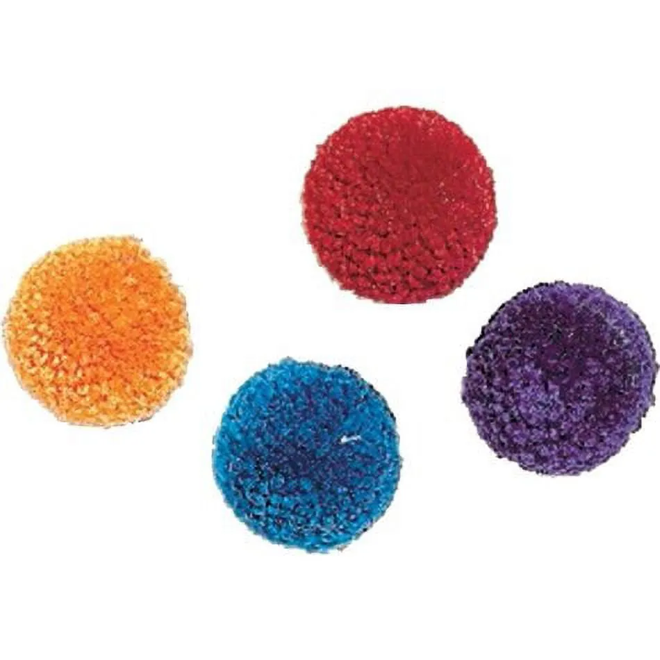 Wool Pom-Pom Catnip Cat Toy, 4 Count