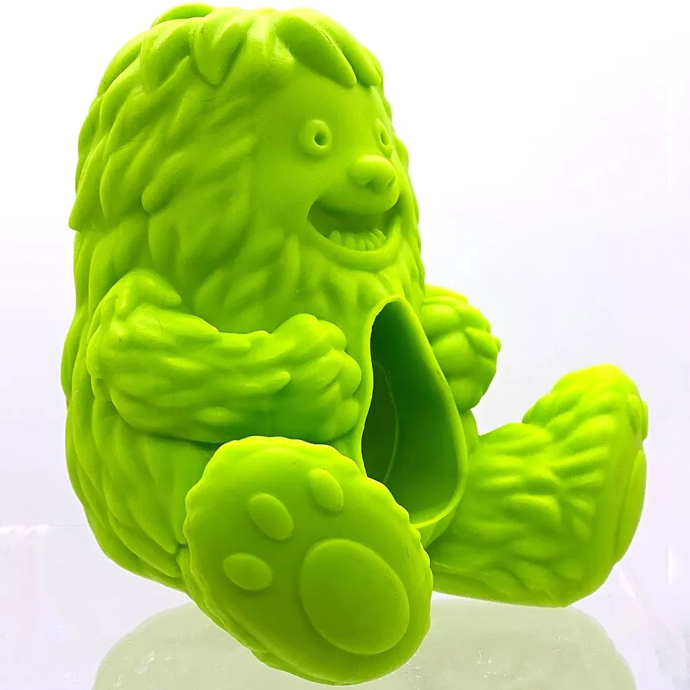 Yeti Dog Chew Puff & Play Hangry Yeti Dog Toy (Green)