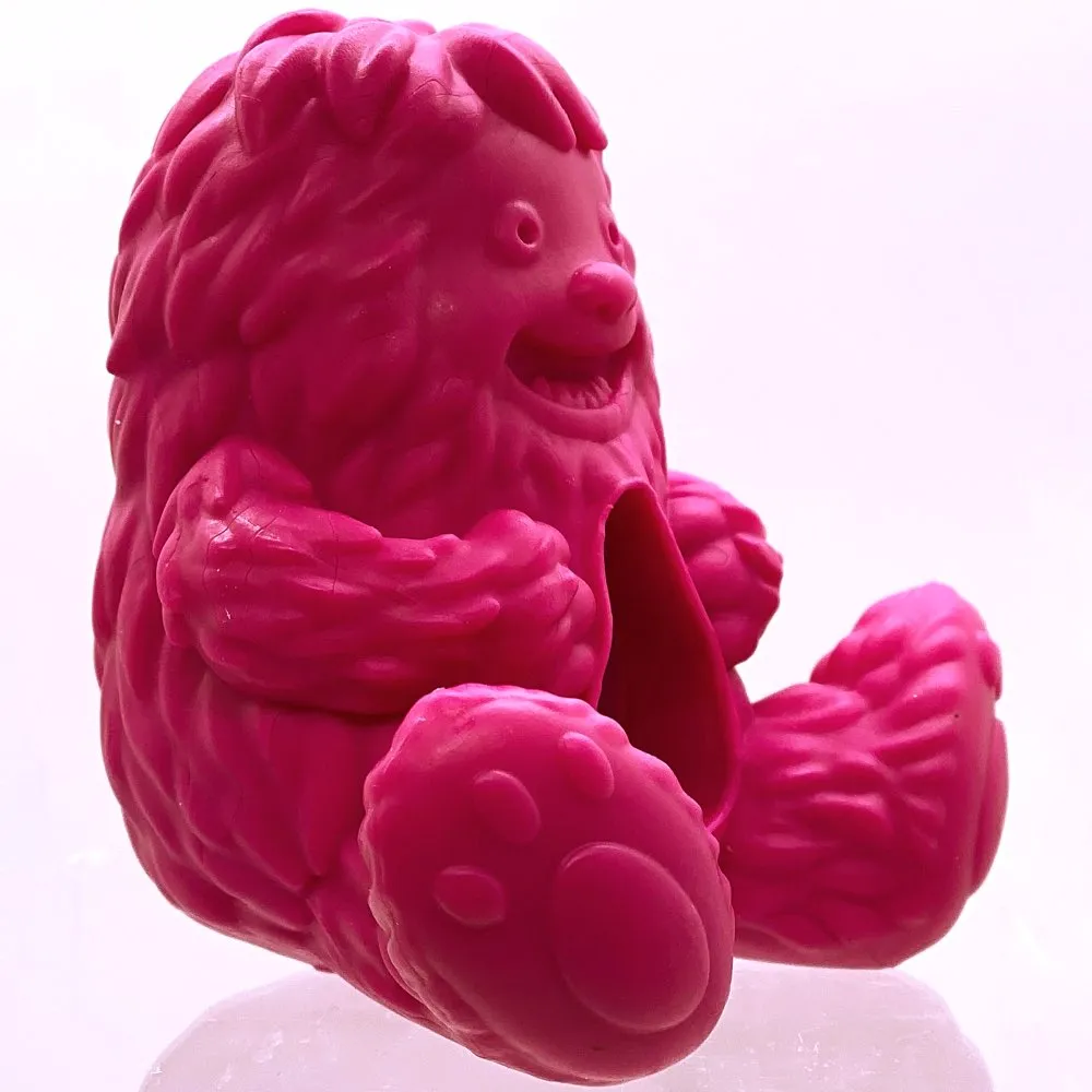 Yeti Dog Chew Puff & Play Hangry Yeti Dog Toy (Pink)