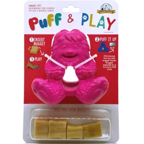 Yeti Dog Chew Puff & Play Hangry Yeti Dog Toy (Pink) Yeti Dog Chew Puff & Play Hangry Yeti Dog Toy (Pink)