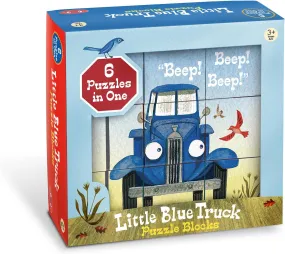 Yottoy Little Blue Truck Puzzle blocks
